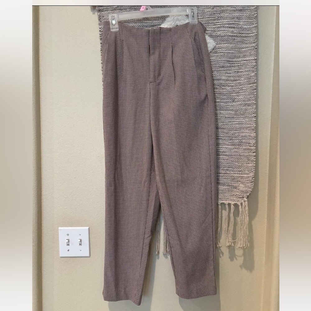 a new day Brown straight leg trousers